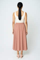 Classic Flowing Midi Skirt