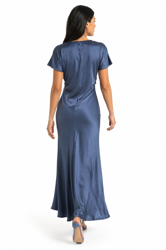 Luna Satin Maxi Dress