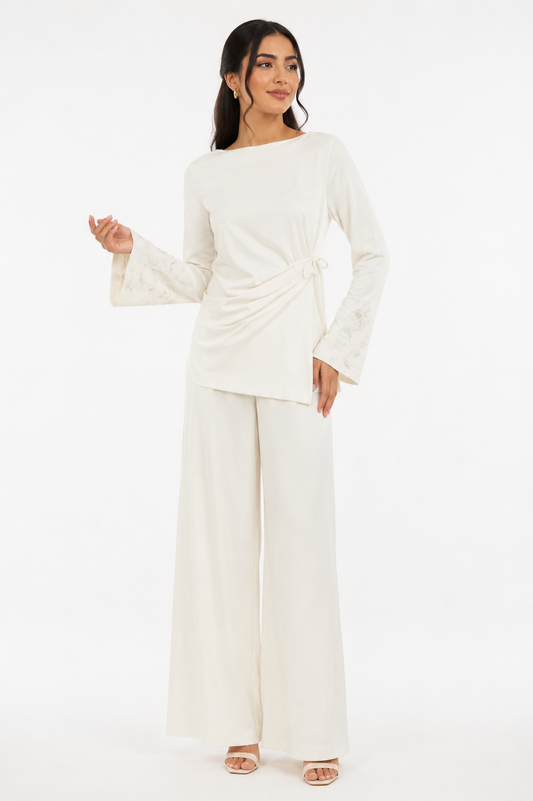 Fluid Wide-Leg Pants