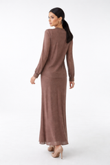 Elegant Embellished Sheer Shirt