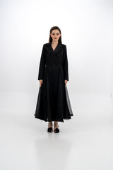Elegant Tailored Long Blazer Dress