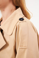 Cropped Trench Jacket