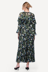 2305005- Floral Print Blouse - Montania Shop